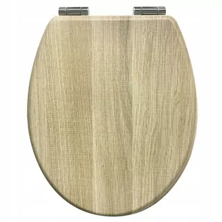 WC sedadlo AWD Interior MDF, odtiene hnedej a béžovej MDF